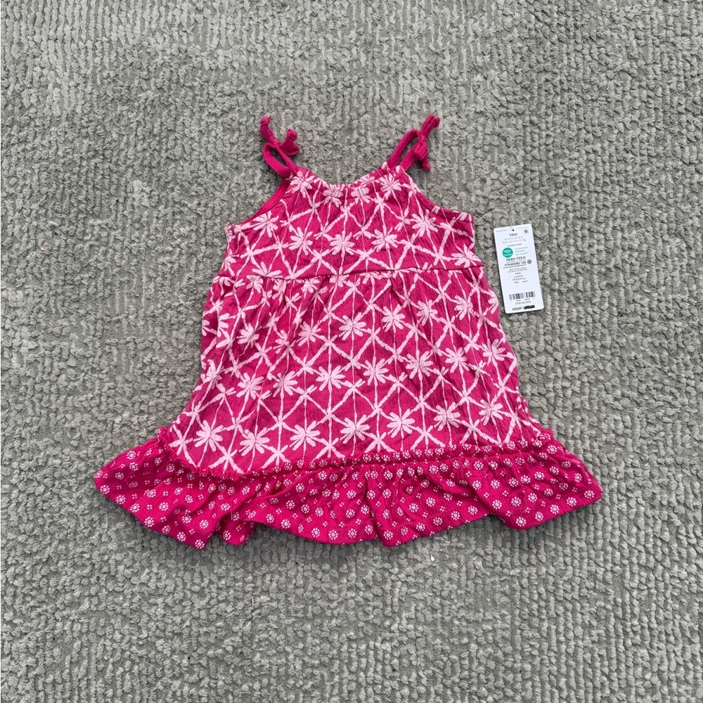 Carter's Pink Patterned Dress for Kids NWT